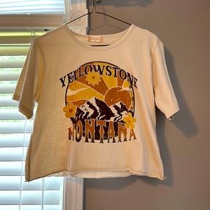 Yellowstone Cropped Altard State graphic tee